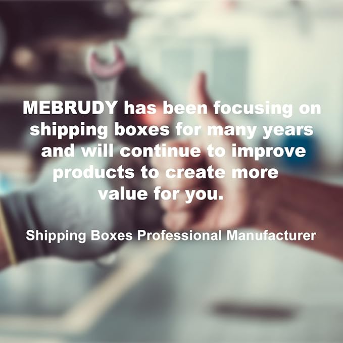 MEBRUDY 12x9x2 Inches Shipping Boxes Pack of 25, Small Corrugated Cardboard Box for Mailing Packing Literature Mailer