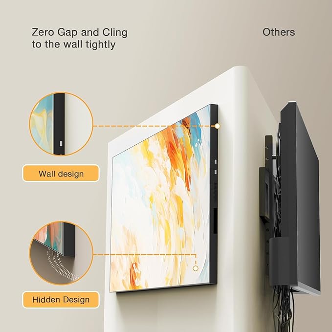 50 Inch 4K UHD 1000nits Wall Mount Digital Signage Slim Fit Frameless Commercial Display digital menu board Advertising Screen 4-32GB Android 11.0 with HDMl in