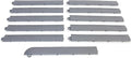 Big Floors Transition Edge Kit, Durable Interlocking Modular Garage Floor Edging, Compatible with RaceDeck, GarageTrac and GarageDeck Products (Gray, 11 Pack, Male)
