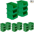 Akro-Mils 30210 AkroBins Plastic Storage Bins, Space-Saving Stackable for Garage, Pantry, Craft Organization, 5 x 4 x 3-Inch, Grey, (Pack of 24)