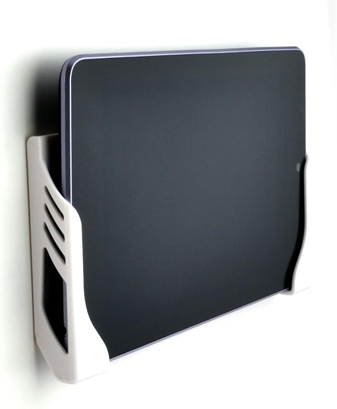 Dockem Koala Tablet Wall Mount - Screw-in Version: Universal Dock for iPads, iPad Air/Mini/Pro, Samsung Galaxy Tab/Notes, Android Tablets and More [White Brackets]
