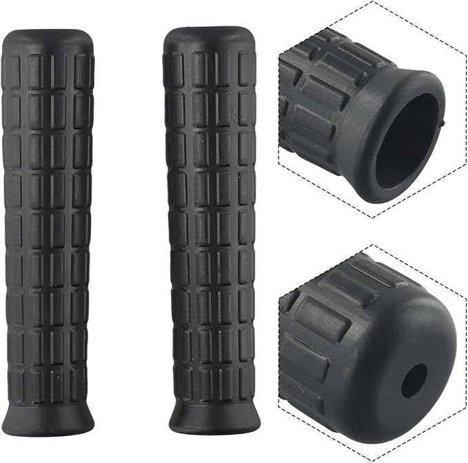 Wheelbarrow Antiskid Handle Cover, Wheelbarrow Handles Rubber Handles For Wheelbarrows, Soft Rubber Yard Cart Replacement Handlebar Grips For Wheelbarrow(114 x 20mm)