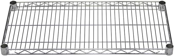 Shelving Inc. 14" d x 30" w Chrome Wire Shelving with 1 Tier Shelf, Weight Capacity 800lbs Per Shelf