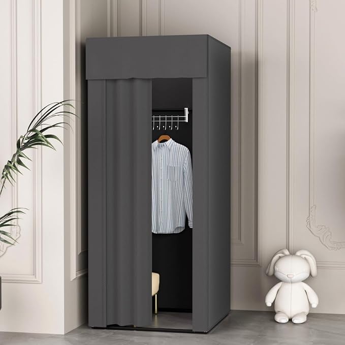 JVVMNJLK Clothing Store Fitting Room Divider, Portable Changing Room, Privacy Protection Movable Dressing Room Divider with Shading Curtain, Temporary Wall Portable Changing Room Partition