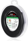 Chanzon 2:1 Ratio 3/32" (2.5mm) Heat Shrink Tubing 8Ft Roll (2.5M Total Length) Black Polyolefin Sleeving Wrap Shrinking 2 to 1 1pcs