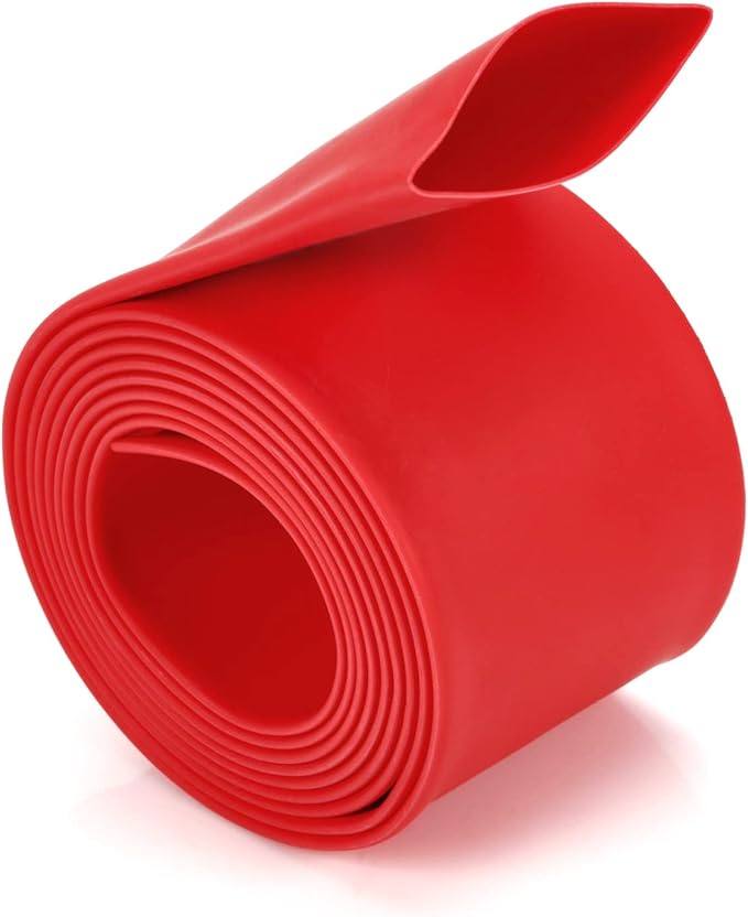 Chanzon 2:1 Ratio 25/32" (20mm) Heat Shrink Tubing 3.3Ft Roll (1M Total Length) Red Polyolefin Sleeving Wrap Shrinking 2 to 1 1pcs