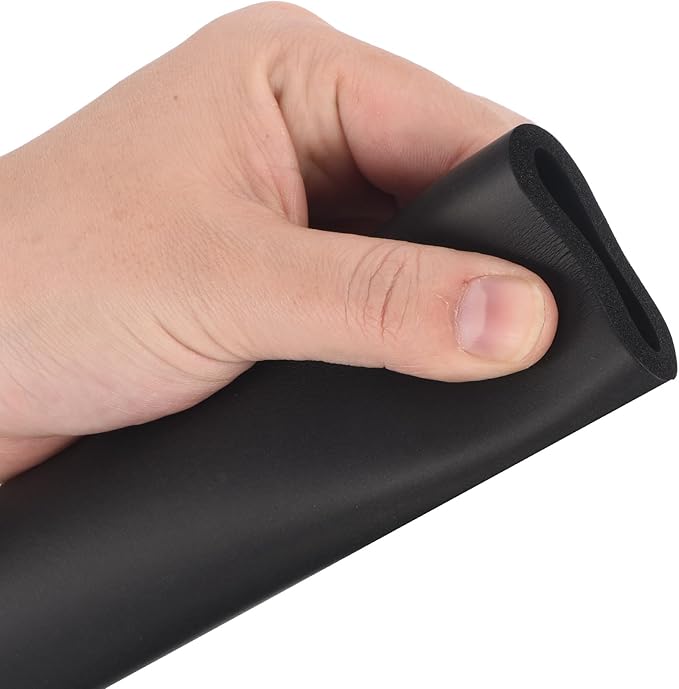 uxcell Foam Tubing for Handle Grip Support,45mm(1 3/4") ID 59mm(2 5/16") OD 0.3 Meter/1ft Length Black