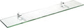 Spancraft Glass M-12x24-Chrome Monarch Glass Shelf, Chrome, 12" x 24"