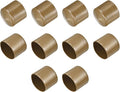 uxcell 10pcs Rubber End Caps 50mm(2 Inch) ID Vinyl Round End Cap Cover Screw Thread Protectors Light Brown