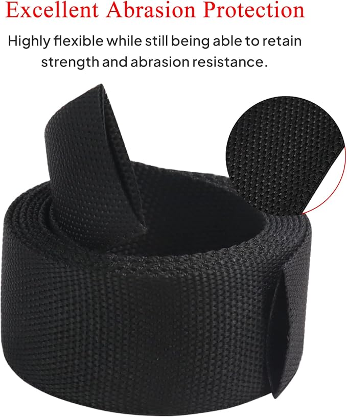 2 in 1 Heat Shrink Braided Sleeving Fabric Tubing-Ideal fit Irregular Shape Hose/Cable/Wire (1/2"(12mm), 14FT)