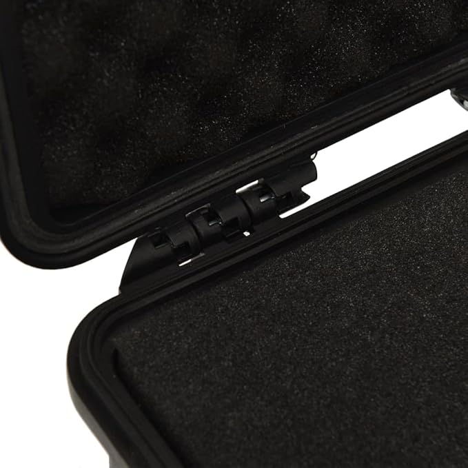 PP Portable Flight Case, Lockable Tool Box for Transportation Travelling, Protective Equipment Case, 10.6"x9.8"x7.1", -282