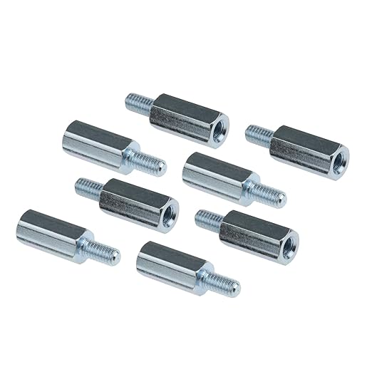 Kado Wall Mount Spacer Adapter Set for Desktop/Portable Monitor, 8pcs M4x14mm Hex Stainless Steel Standoff Spacer Screw Nut Bolt Motherboard Prototyping Accessories for PCB, Computer & Circuit Board