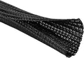 1/4 Inch-25ft Cable Management Sleeve - Flexible Wire Organizer System with Zipper for Home Office TV Computer, Durable Cord Cover Protector, Black