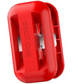 GSCIT Club Edge Banding Trimmer, Tungsten Carbide Blades Hand Planer Edge Bander for Burrs Edge Trim Planer Wood Scraper Edge Banding Tools Cutter for PVC ABS Melamine (Red)