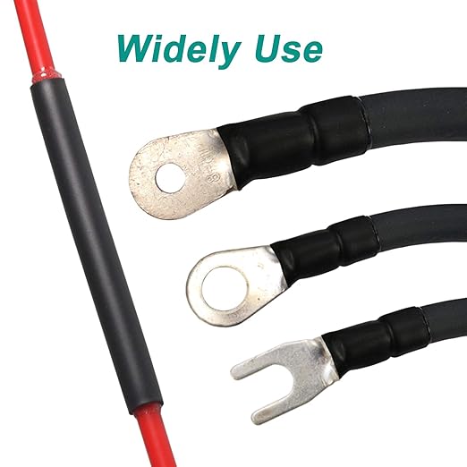 2 inch (Diameter) 3:1 Waterproof Heat Shrink Tubing Kit, Large Marine Dual Wall Adhesive Shrinkable Wire Wrap Tube, Insulation Sealing Wear-Resistant Cable Protector by YUKSY (4ft, Black)