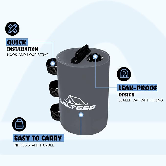 Canopy Water Weight Bag,88 LBS Water Tent Weights Set of 4 Leg Weights for Pop Up Canopy,Canopies,Tent,Gazebo,Gray