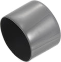 uxcell 4pcs Rubber End Caps 57mm ID Vinyl Round End Cap Cover Screw Thread Protectors Dark Grey, 40mm Height