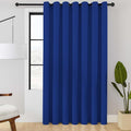 ChrisDowa Room Divider Curtain 108 Inches Long, Wide Blackout Sliding Door Curtain for Bedroom, Room Darkening Privacy Window Curtain for Patio Door (1 Panel Set, Royal Blue, 100 x 108 Inch)