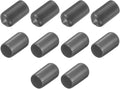 uxcell 10pcs Rubber End Caps 11mm ID Vinyl Round End Cap Cover Screw Thread Protector Dark Grey