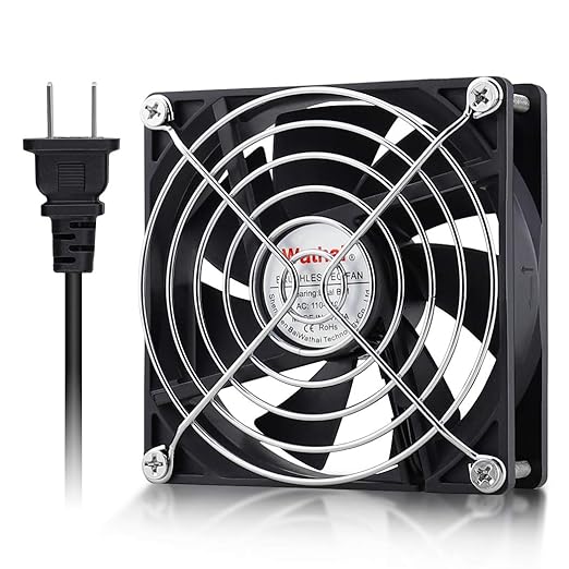 Wathai EC 90mm x 25mm Ball AC Axial Cooling Fan 110V 115V 120V 220V 240V Industrial Case Fan