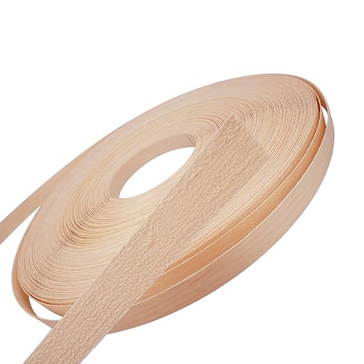 Yarlung 3/4 Inch x 250 Feet Roll Birch Plywood Edge Banding, Preglued Real Wood Veneer Edging, Iron on with Hot Melt Adhesive, Flexible Wood Tape Sanded to Perfection for Furniture Restoration