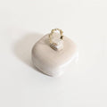 GemeShou Beige Ring Display Stand for Jewelry, Velvet Single Ring Holder for selling, Cute Jewelry Display for Show【Beige】