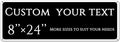 Custom Sign, Custom Indoor/Outdoor Decorative Sign，Reflective，Aluminum Weatherproof Metal Sign Multiple Sizes, Customize for greenhouse , Business, Workplace, office, Home, chemical plant，Delivery Signs(8*24 Inch)