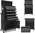 13-Drawer Rolling Tool Chest with Double Door, Extra Large Storage Cabinets with Tool Box, 2-in-1 Detachable Design, 600 lbs Capacity with Lockable Wheels for Garage, Mechanic, Professional & Home Use
