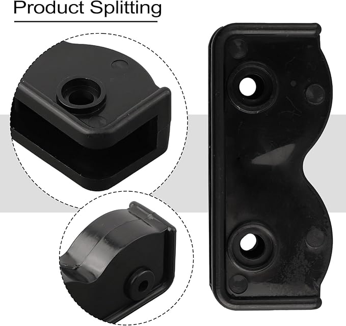 4 pcs Rectangular Bracket Replacement Connectors, Canopy Tent Gazebo Replacement Connector Spare Parts for Pop-Up Gazebo Tent Outdoor Furniture