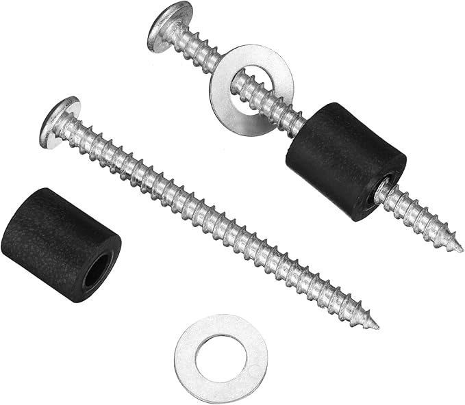 Pegboard Spacers Mounting Kit, Magnetic Pegboard Includes Screws, Spacers and Washers for 1/8-Inch and 1/4-Inch Pegboard (24)