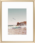 Frametory, 8x10 Metal Picture Frame with Mat for 5x7 Picture & Real Glass, Aluminum Photo Frame Collection (Gold, 1 Pack)