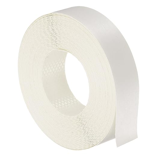 uxcell White Edge Banding Tape, 7/8 Inch x 25ft Pre-Glued Flexible Veneer Edge Edging Strips Wood Tape for Cabinet Repair and Furniture Restoration