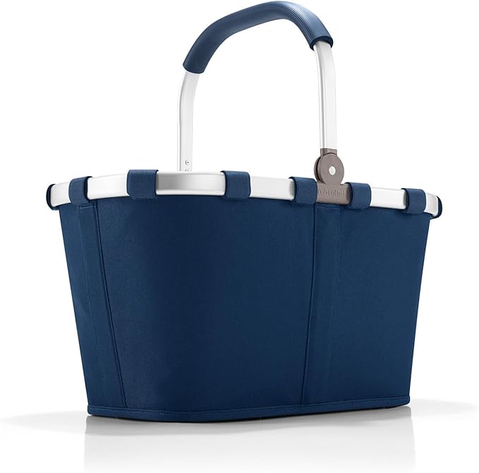reisenthel carrybag dark blue - Sturdy shopping basket with plenty of storage space and practical inner pocket - Elegant and water-repellent design