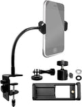 Gooseneck Tablet Stand Holder Set, Adjustable Flexible Arm Phone Holder for Bed and Desk, Compatible with iPad Switch Galaxy Tabs Kindle Other 4.7-13.5 Inches Device