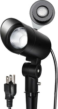 30W Ultra Bright Outdoor Spotlight, 5000K Daylight LED Bullet Light with Dusk to Dawn Photocell Sensor, 120V Plug in Landscape Spot Lights for Flag Pole, Yard, Garden, Tree, Statue (1 Pack)