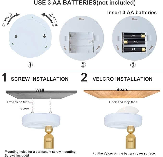 LED Spotlight Indoor, Battery Operated Spotlights with Remote, Up Lights for Plants, Dimmable Tree Spotlight, Picture Lights for Wall Art Display Dartboard Painting Artwork Accent Frames