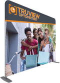 Custom Straight Tension Fabric Display Backdrop, Step and Repeat Backdrops for Events, Trade Show Display Backdrop Booth (Graphic with Stand, 10x8ft Double Sided Print)