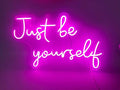 LED Neon Sign Night Light for Wall Party Décor Bedroom Room Bar Wedding Home Birthday Art Decoration Christmas with USB Chain Light modulator 5v (lets party blue)