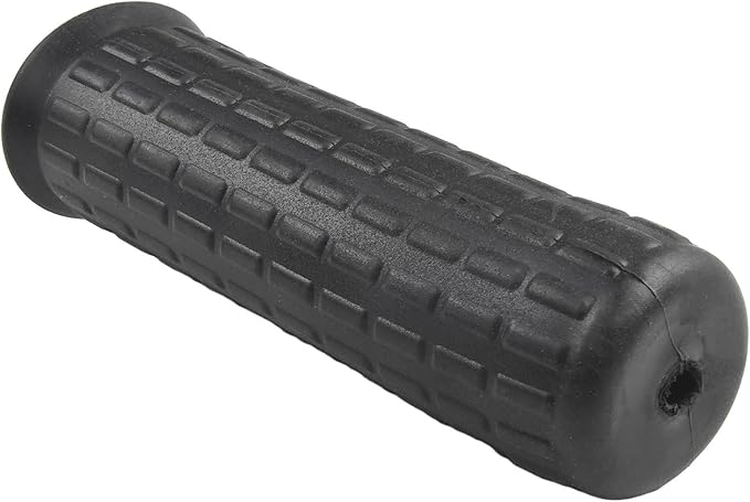 2Pcs Wheelbarrow Handle Covers 12-32mm Rubber Grip Sleeves Non Slip Garden Cart Handles Shock Absorption Black(122 x 30mm)