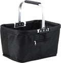 Shopping Bag Basket, Large Capacity, 26L, Foldable Grocery Storage Container, Market Shopping Basket, Easy To Carry, For Everyday Supermarket And Outdoor Picnic