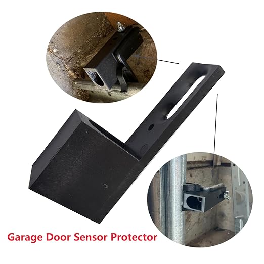 Garage Door Sensor Protector Garage Door Sensor Sun Shade Cover Compatible with 801CB-P,820CB or 41A5034 Sensors,Black(4 Pack)