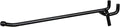 Presa Heavy Duty Black Steel Peg Board Shelving Hooks, 6-Inch, 50-Pack