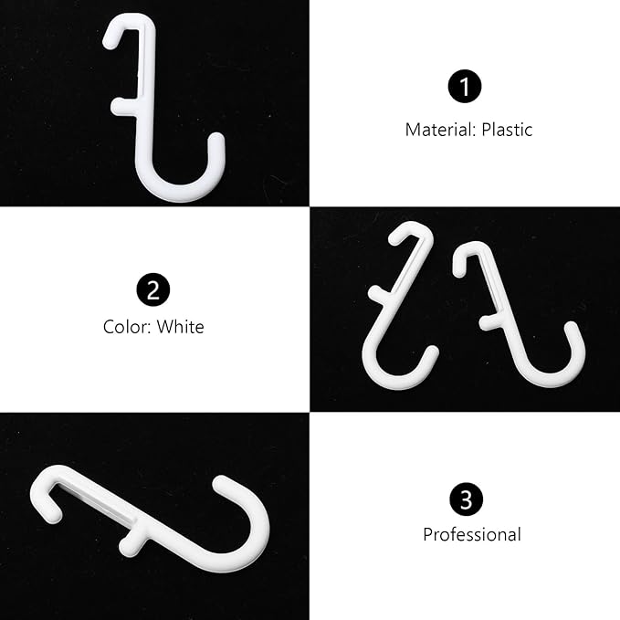 Didiseaon 7Pcs Pegboard Hanging Hooks Wall Mount Storage Hangers for Garage Kitchen Office Tool Organization Utility Shelf Hooks