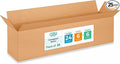 Long Moving & Shipping Boxes 24"L x 6"W x 6"H (25-Pack) - Extra Strength 200 lb vs Regular - Corrugated Heavy Duty Moving Boxes - Cardboard Box for Shipping - Long Box for Packing by IDL Packaging