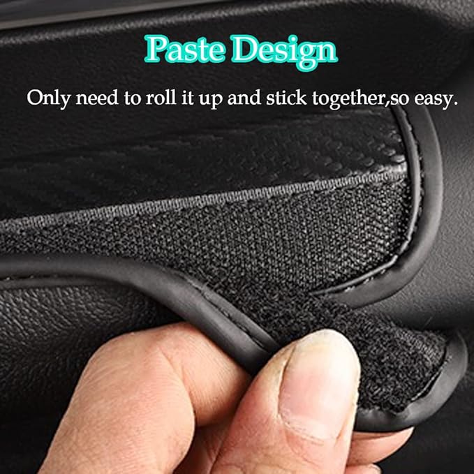 Car Grab Handle Cover,Soft Car Handle Protector,Car Grip Gloves, PU Leather Material,Interior Accessories for Most Cars,2Pcs