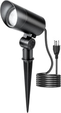 HIBOITEC 1 Pack 30W Outdoor LED Spotlight 120V 3000LM 5000K Spot Lights Waterproof Landscape Lighting for Flag Pole Tree Statue, 5.9 FT Cord with Plug