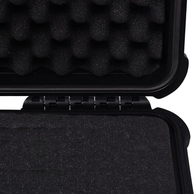 PP Portable Flight Case, Lockable Tool Box for Transportation Travelling, Protective Equipment Case, 16"x13"x6.9", -286