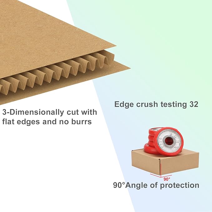 MEBRUDY 6x6x2 Inches Shipping Boxes Pack of 25, Small Corrugated Cardboard Box for Mailing Packing Literature Mailer