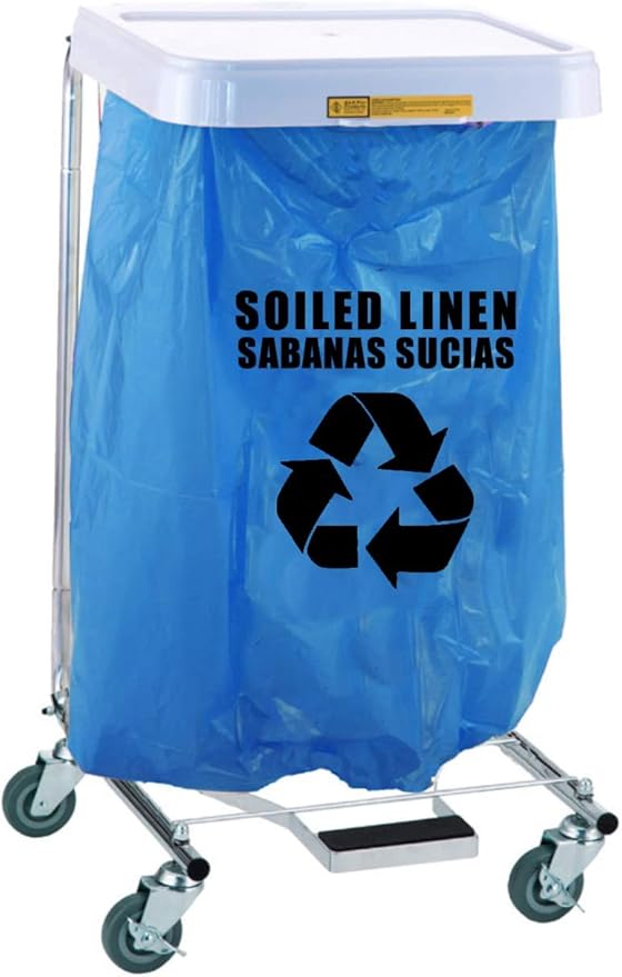 RESILIA Heavy Duty Soiled Linen Bags - Hospital Waste Disposal, Laundry Bag, Trash Liner, Sanitary Storage, OSHA Approved, 40 Gallon - 200 Bags, 38" W x 44" L, 1 Mil, 0.001 Inch, Made in the USA