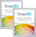 SnapeZo 2-Pack 36x48 Inches Silver Poster Frames, Front-Loading Snap Frame, 1.7" Aluminum Profile, Wall Mounted